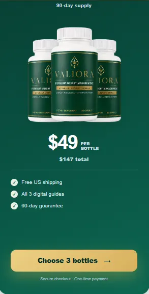 Order valiora 3 Bottles
